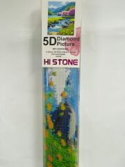 5D Yapışan Boncuk Mozaik Tablo 40*50 cm H5X13