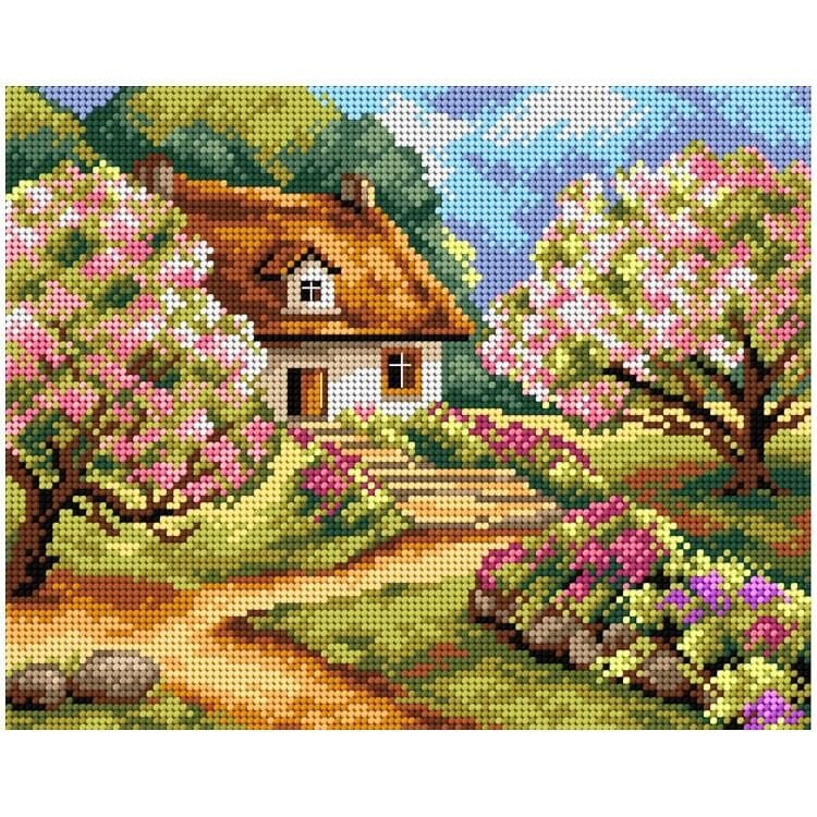 Orchidea Baskılı Goblen Bahar 2497 24*30 cm