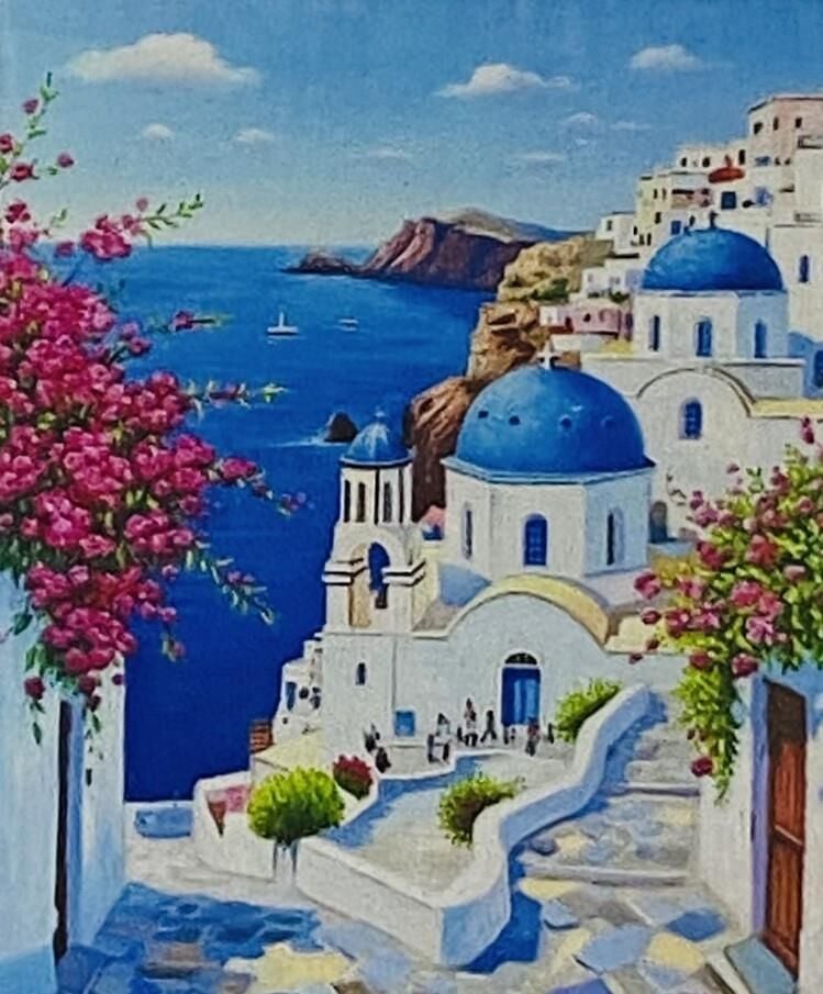 5D Yapışan Boncuk Mozaik Tablo 40*50 cm H5X14