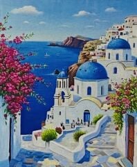 5D Yapışan Boncuk Mozaik Tablo 40*50 cm H5X14