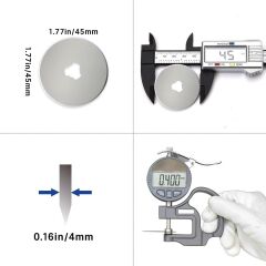 Rotary Cutter 2'lİ Dairesel Bıçak 45 mm YL-648