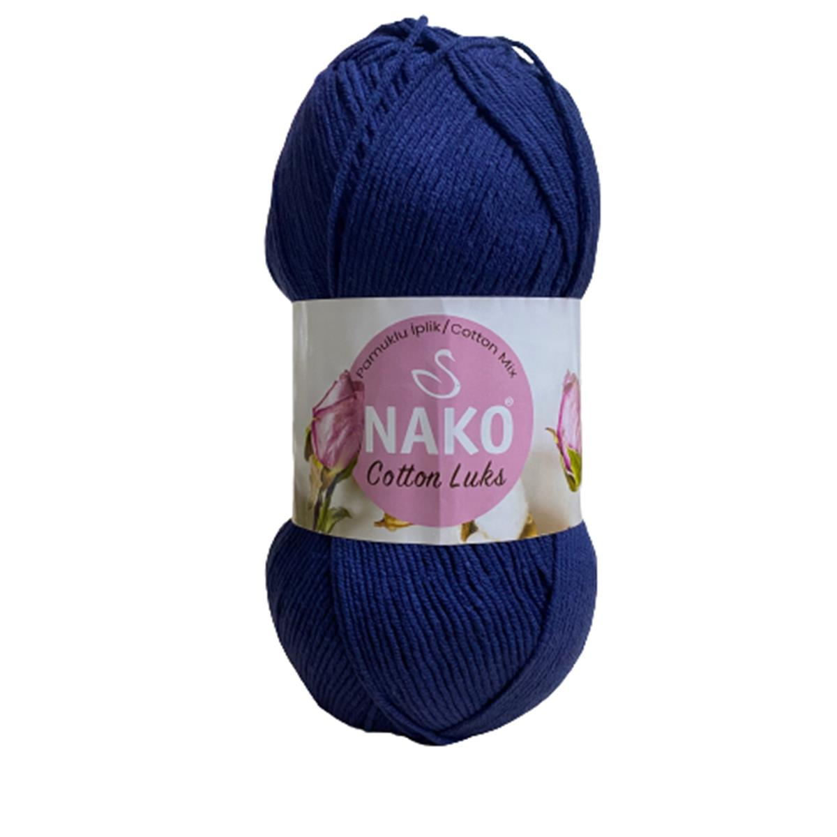 Nako Cotton Luks El Örgü İpliği 100 gr 97574 Lacivert