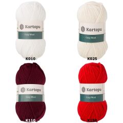 Kartopu Cozy Wool El Örgü İpliği Yünü