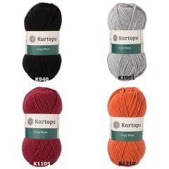 Kartopu Cozy Wool El Örgü İpliği Yünü