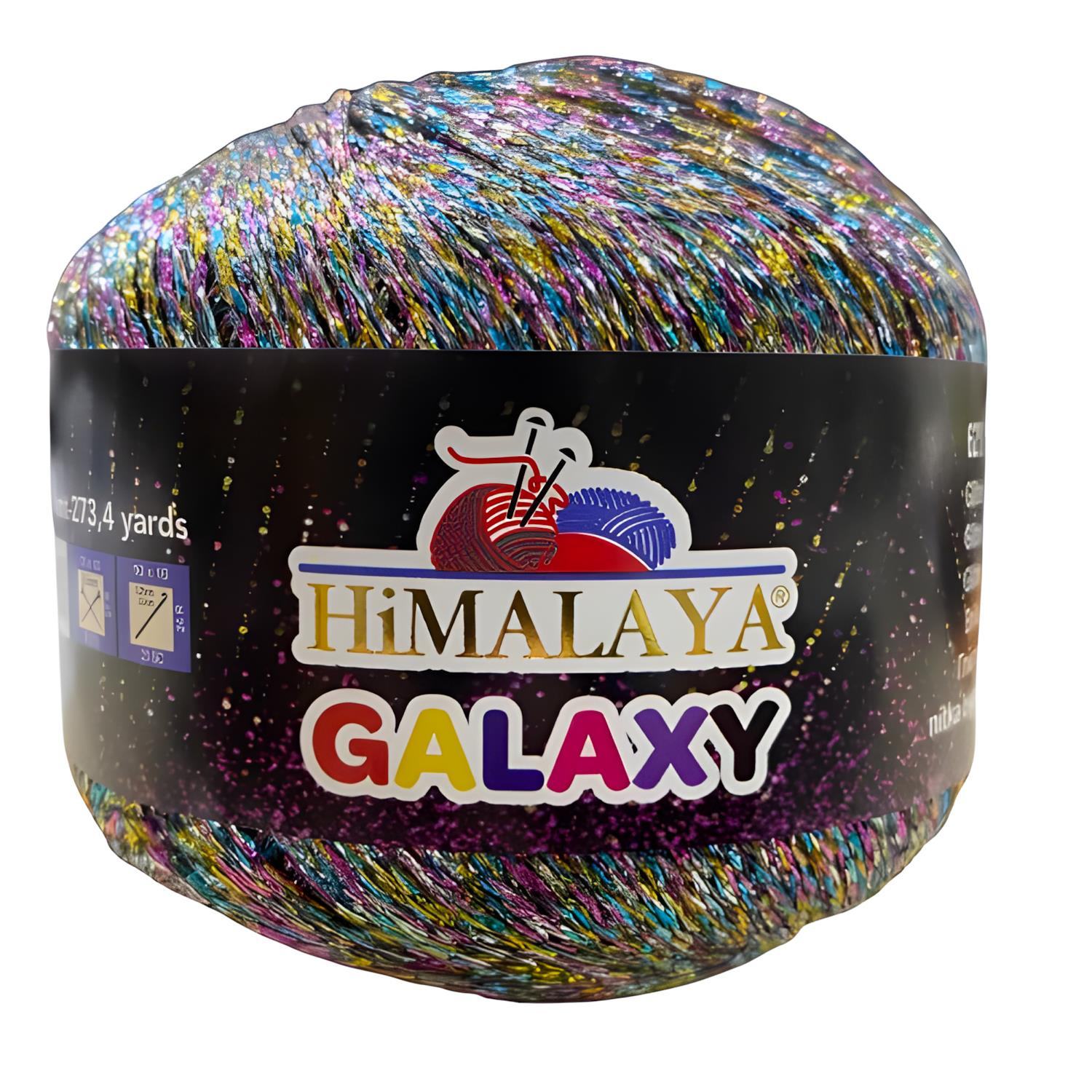 Himalaya Galaxy El Örgü İpi 50 gr 310-10 Ebruli