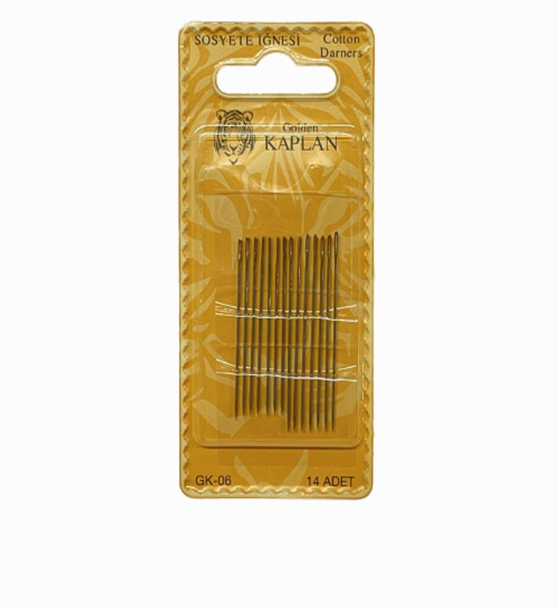 Kaplan Sosyete Nakış İğnesi 14lü gk06