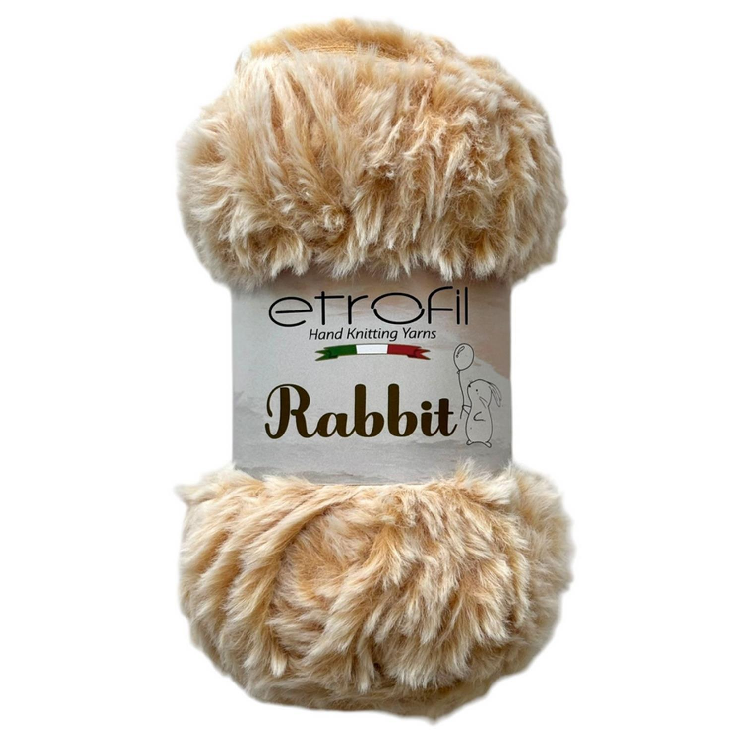 Etrofil Rabbit Kürk El Örgü İpi 100gr 70718 Bej Melanj