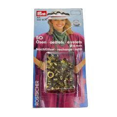 Prym Kuş Gözü 542405 Altın, Kot, Blue Jean, Anorak