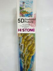 5D Yapışan Boncuk Mozaik Tablo 40*50 cm H5X30