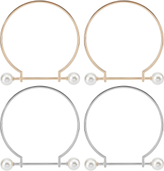 Elegant İnci Metal Çanta Sapı 9 cm ALT-35