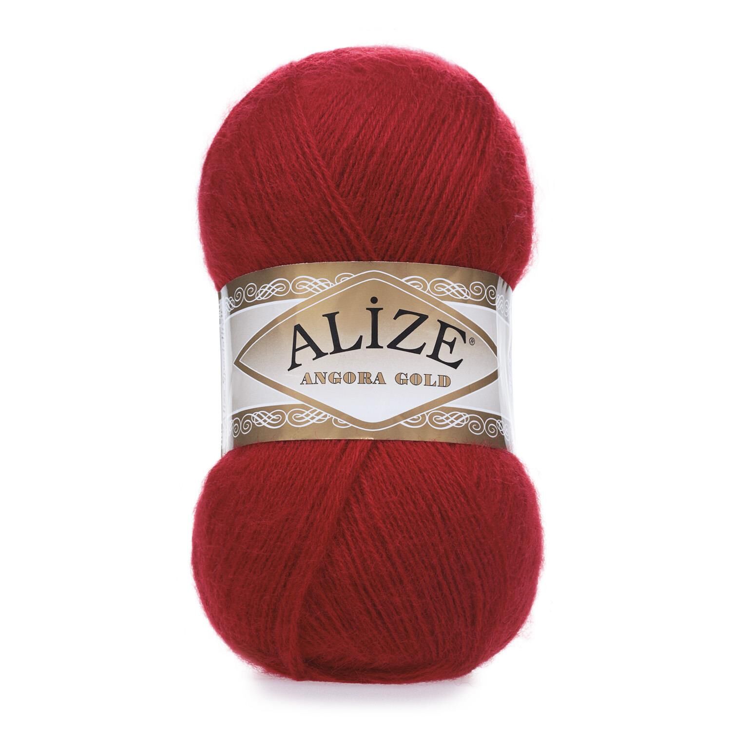 Alize Angora Gold El Örgü İpliği 100 gr 106 Kırmızı