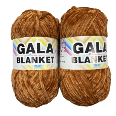 Gala Blanket Kalın Kadife Örgü İpi 2'li Set 500 gr CHS08 Krem