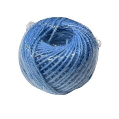 Renkli Jut -Jüt İpi, Kendir, Kırnap, Hasır İp 50gr 14 Fıstık Yeşili