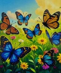 5D Yapışan Boncuk Mozaik Tablo 40*50 cm H5X34