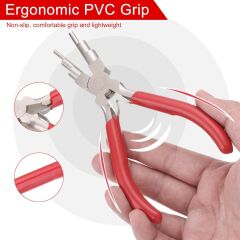 Kargaburun Yuvarlak Uçlu Takı Pensesi-6 Farklı Ebat Ağızlı