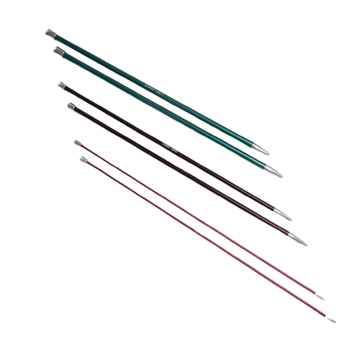 KnitPro Zing Renkli Metal Örgü Şişi 35 cm