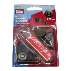 Prym Çıt Çıt Baskı Düğme ve Aleti 390355 Bakır, Kot, Blue Jean, Anorak