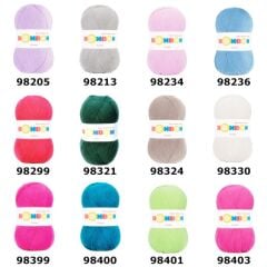 Nako Bonbon Kristal Makine ve Lif Orlonu İpliği 98329 Nil Yeşili