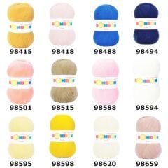 Nako Bonbon Kristal Makine ve Lif Orlonu İpliği 98329 Nil Yeşili