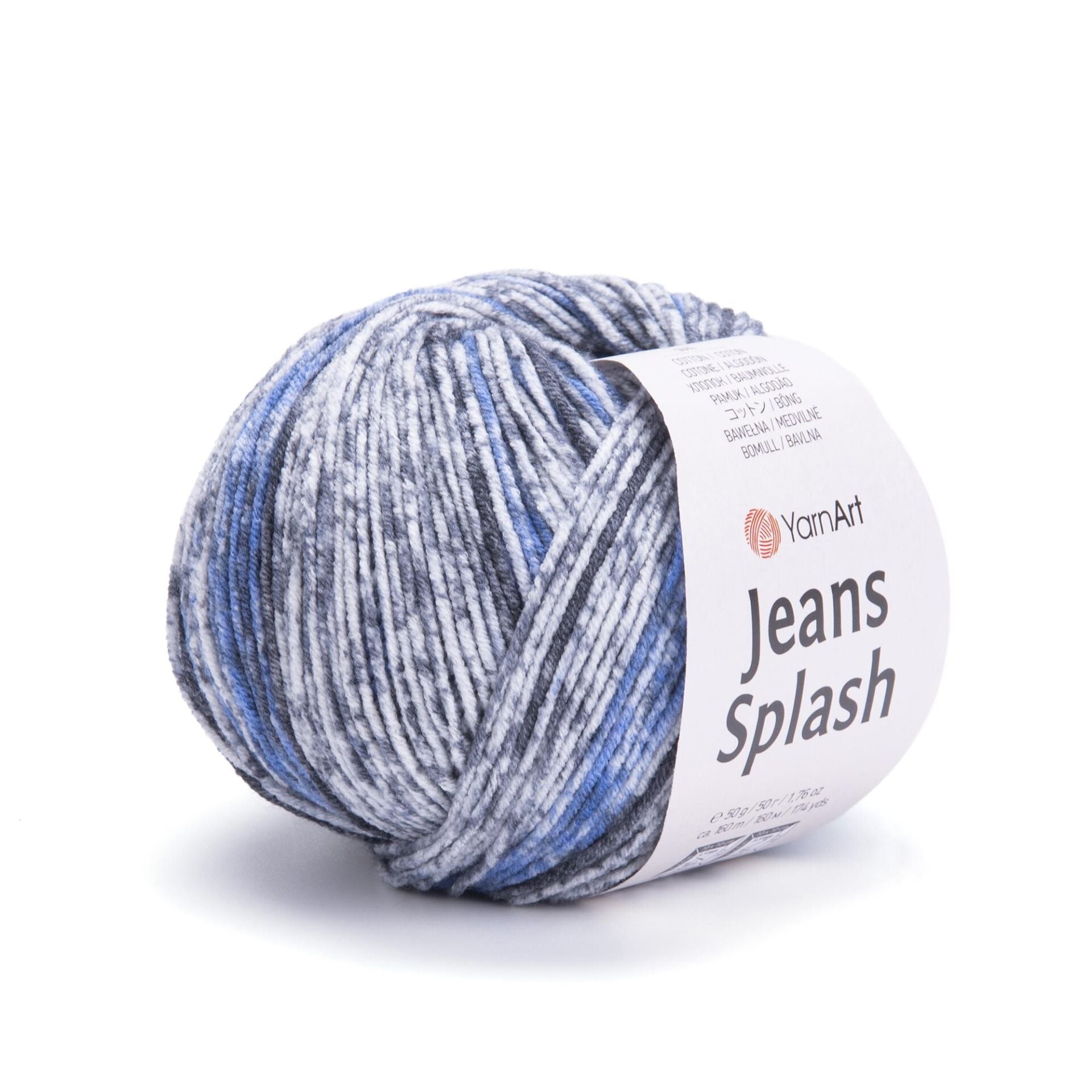 YarnArt Jeans Splash Ebruli Pamuk Amigurumi İpi 50 gr 947