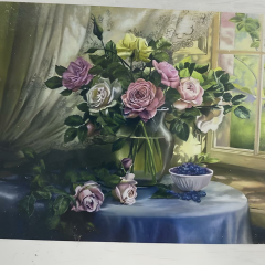 5D Yapışan Boncuk Goblen 30 x 40 cm Mozaik Tablo Pano 60360