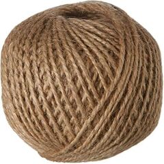 Jut Jüt İpi, Kırnap, Halat, Hasır İp, Doğal, Naturel Renk 100gr