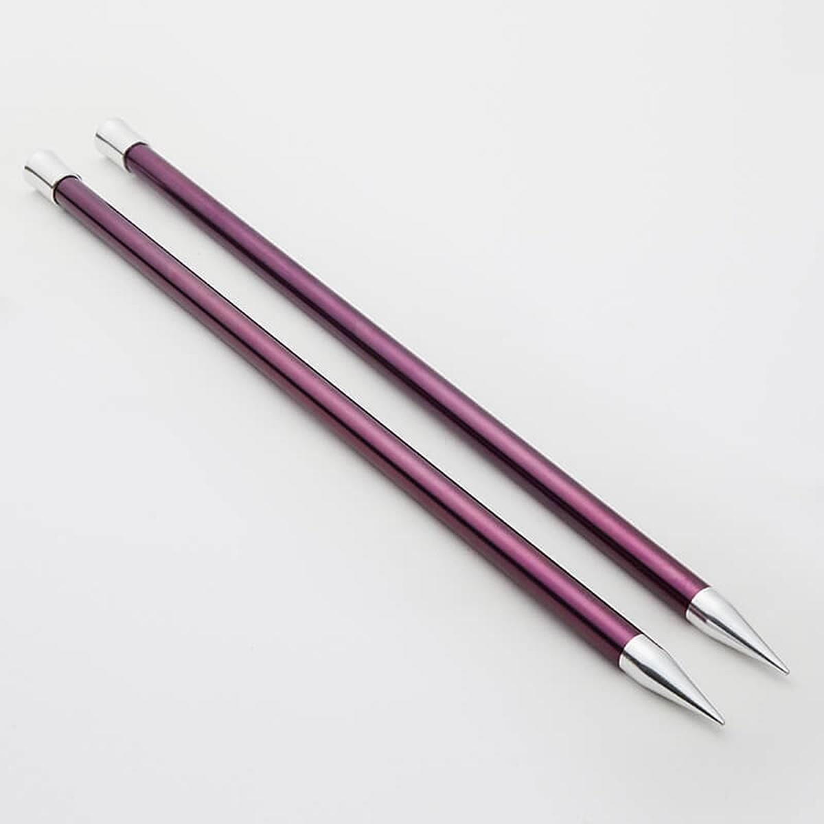 KnitPro Zing Renkli Metal Örgü Şişi 35 cm no 6 mm