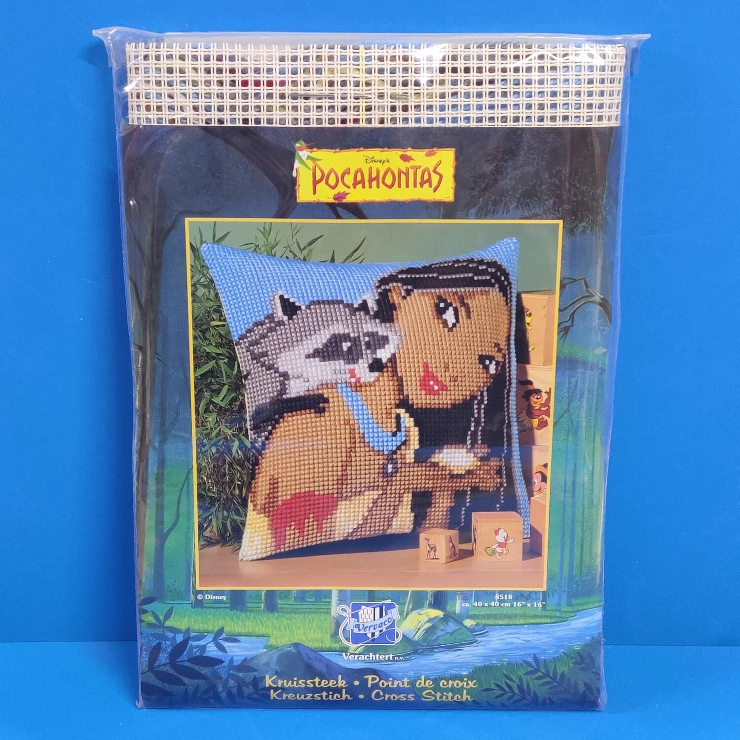 Vervaco Yastık 8518 Pocahontas Kit İşlenecek Goblen Etamin