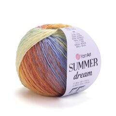 Yarn Art Summer Dream Yumuşak Ebruli ve Parlak Örgü İpi 100 gr