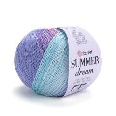 Yarn Art Summer Dream Yumuşak Ebruli ve Parlak Örgü İpi 100 gr