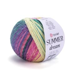 YarnArt Summer Dream Yumuşak Ebruli ve Parlak Örgü İpi 100 gr