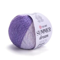 Yarn Art Summer Dream Yumuşak Ebruli ve Parlak Örgü İpi 100 gr