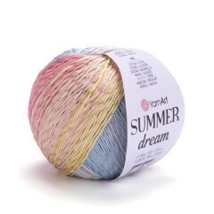 Yarn Art Summer Dream Yumuşak Ebruli ve Parlak Örgü İpi 100 gr