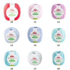 Himalaya Deluxe Bamboo Bambu Pamuk El Örgü İpi