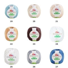 Himalaya Deluxe Bamboo Bambu Pamuk El Örgü İpi