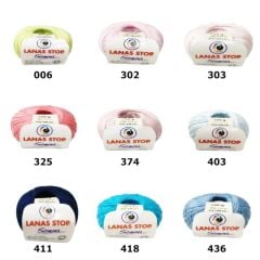 Lanas Stop Sirena Merserize Pamuk Punch Amigurumi El Örgü İpi Yünü 50gr