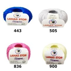 Lanas Stop Sirena Merserize Pamuk Punch Amigurumi El Örgü İpi Yünü 50gr