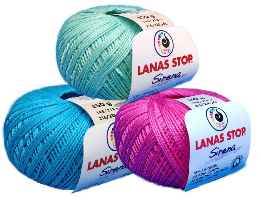 Lanas Stop Sirena Merserize Pamuk Punch Amigurumi El Örgü İpi Yünü 50gr