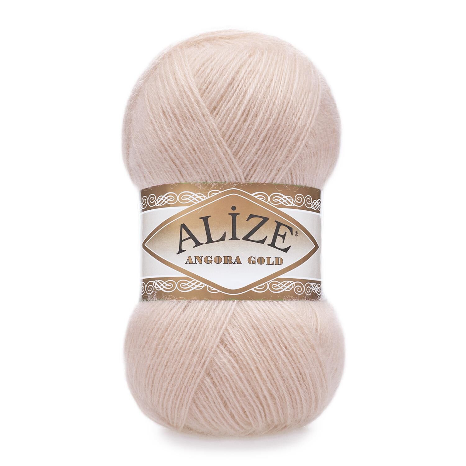 Alize Angora Gold El Örgü İpliği 100 gr 404 Pudra