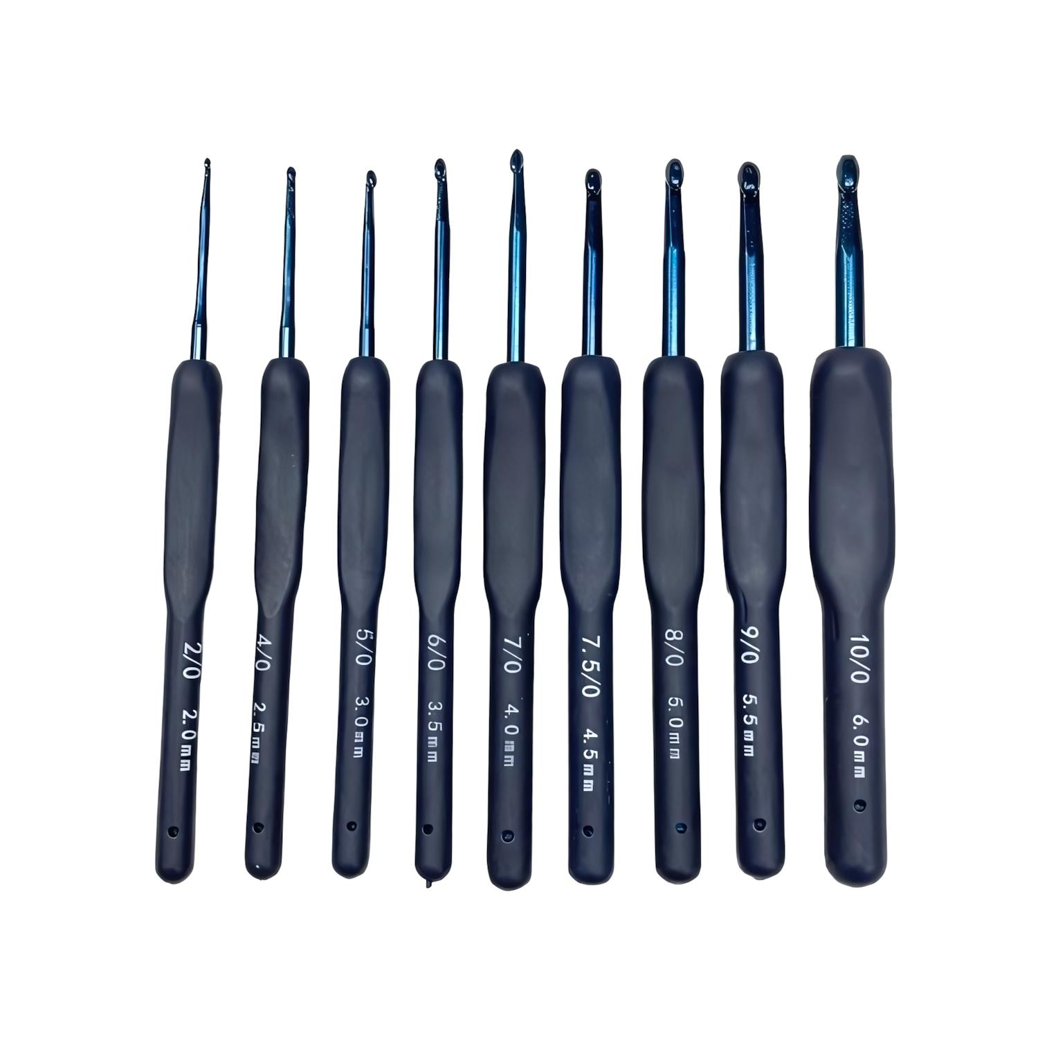 Elegant Blue Silikon Saplı Tığ Seti LC9