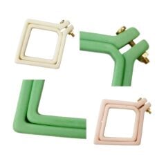 Plastik Vidalı Üçgen Mini Kasnak KS4