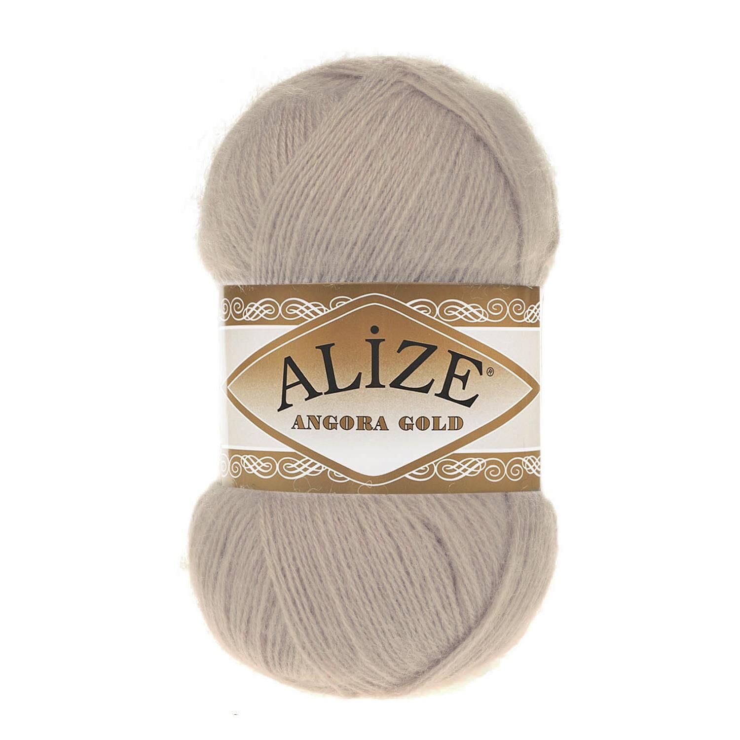 Alize Angora Gold El Örgü İpliği 100 gr 506 Koyu Taş