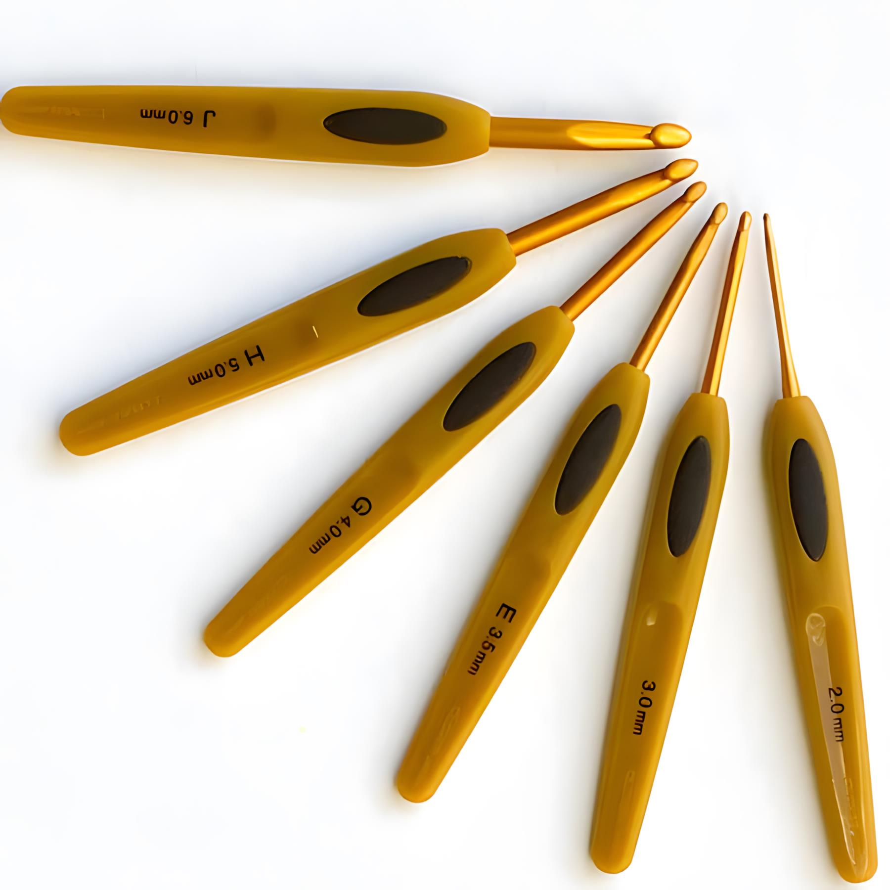 Clover Soft Touch Crochet Hook Yumuşak Saplı Yün Tığ