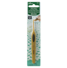 Clover Soft Touch Crochet Hook Yumuşak Saplı Yün Tığ 5.5 mm