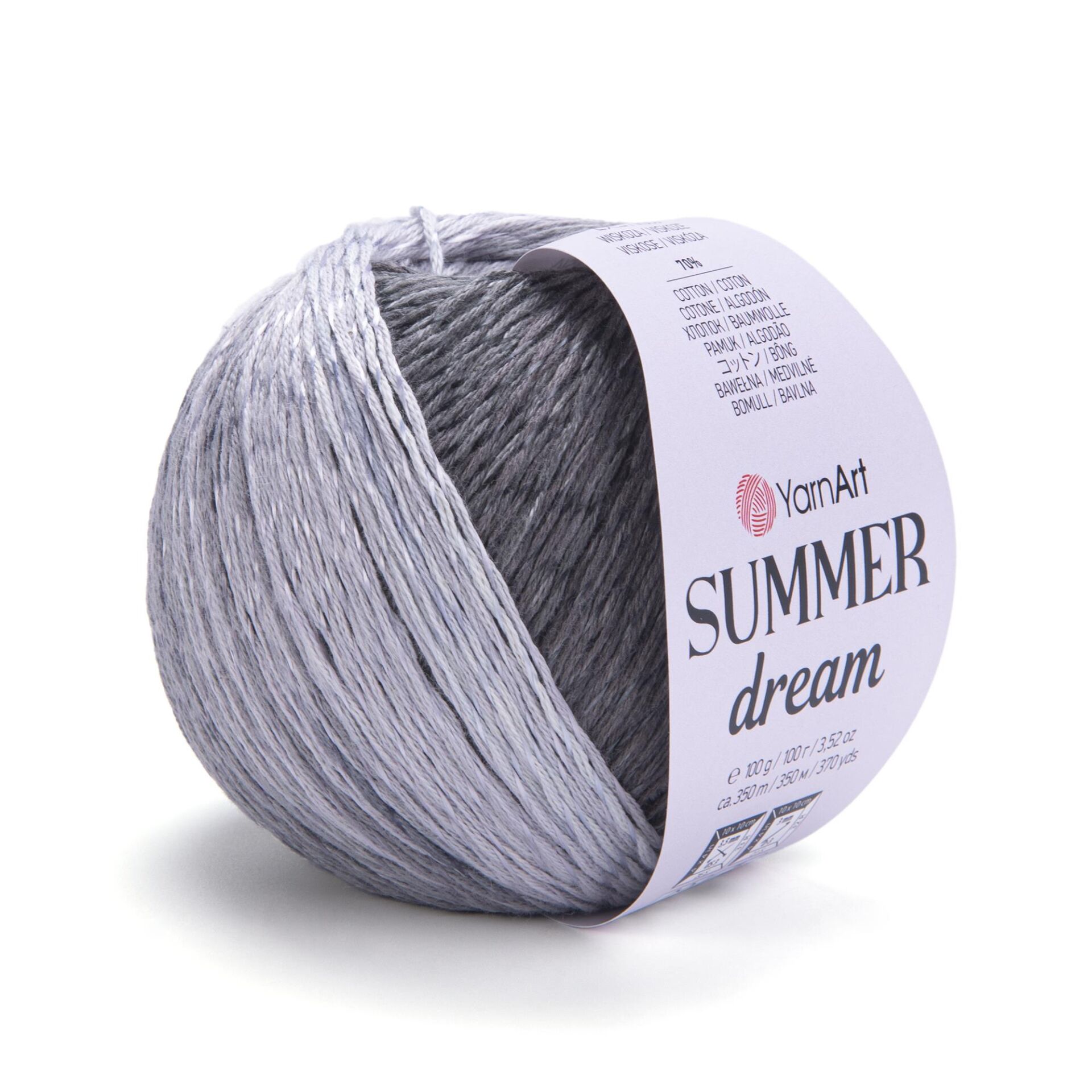 YarnArt Summer Dream Yumuşak Ebruli ve Parlak Örgü İpi 100 gr 4316
