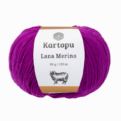 Kartopu Lana Merino 50 Gr El Örgü İpliği K1726 Mor
