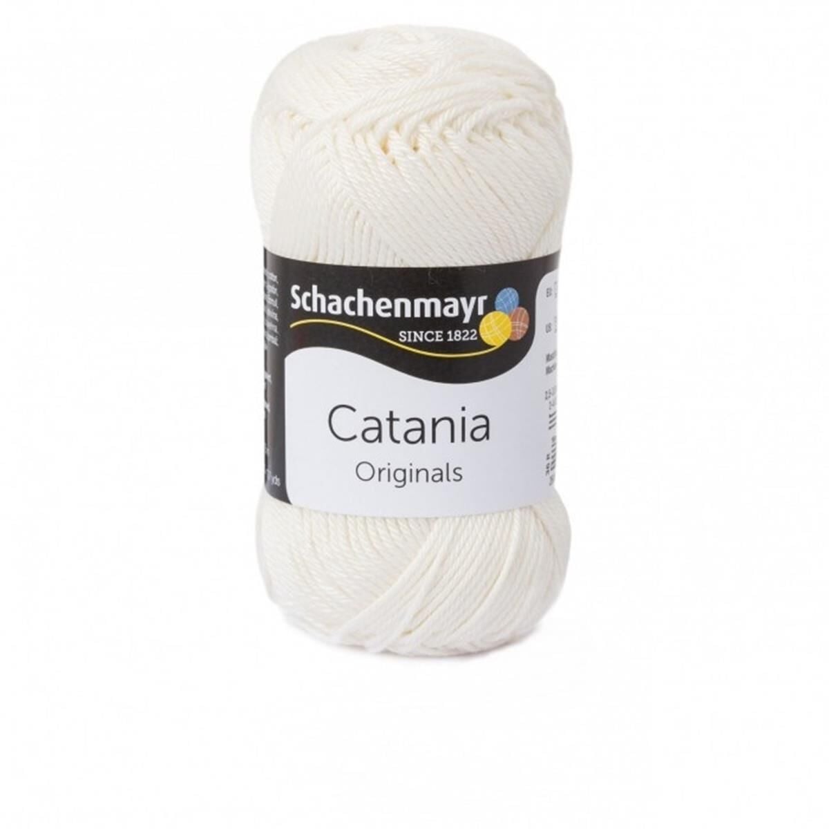 Schachenmayr Catania Pamuk Amigurumi El Örgü İpi İpliği Yünü 105 Krem