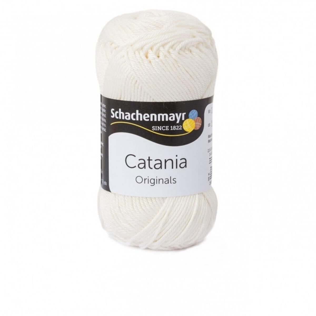 Schachenmayr Catania Pamuk Amigurumi El Örgü İpi İpliği Yünü 105 Krem