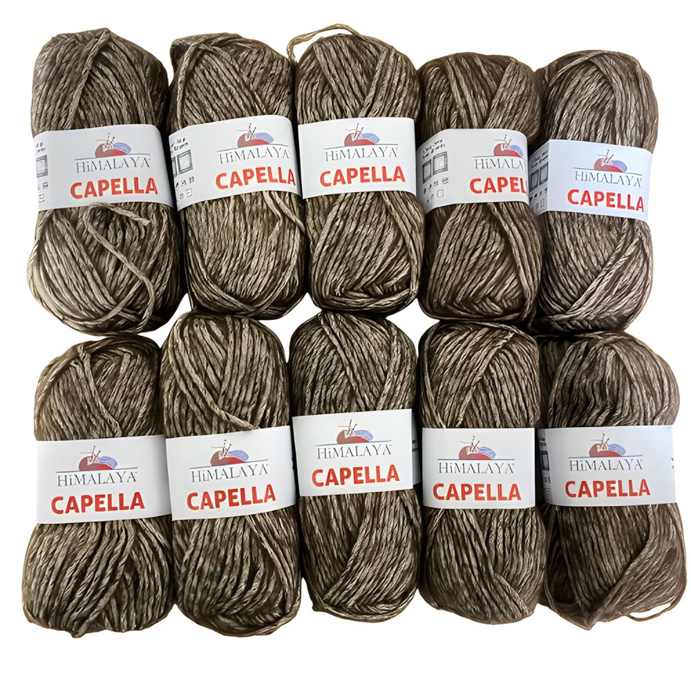 Himalaya Capella Örgü İpi (10 Adet) 19 Kahve