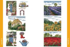 Tuva Kanaviçe Motif Serisi 5 Manzaralar